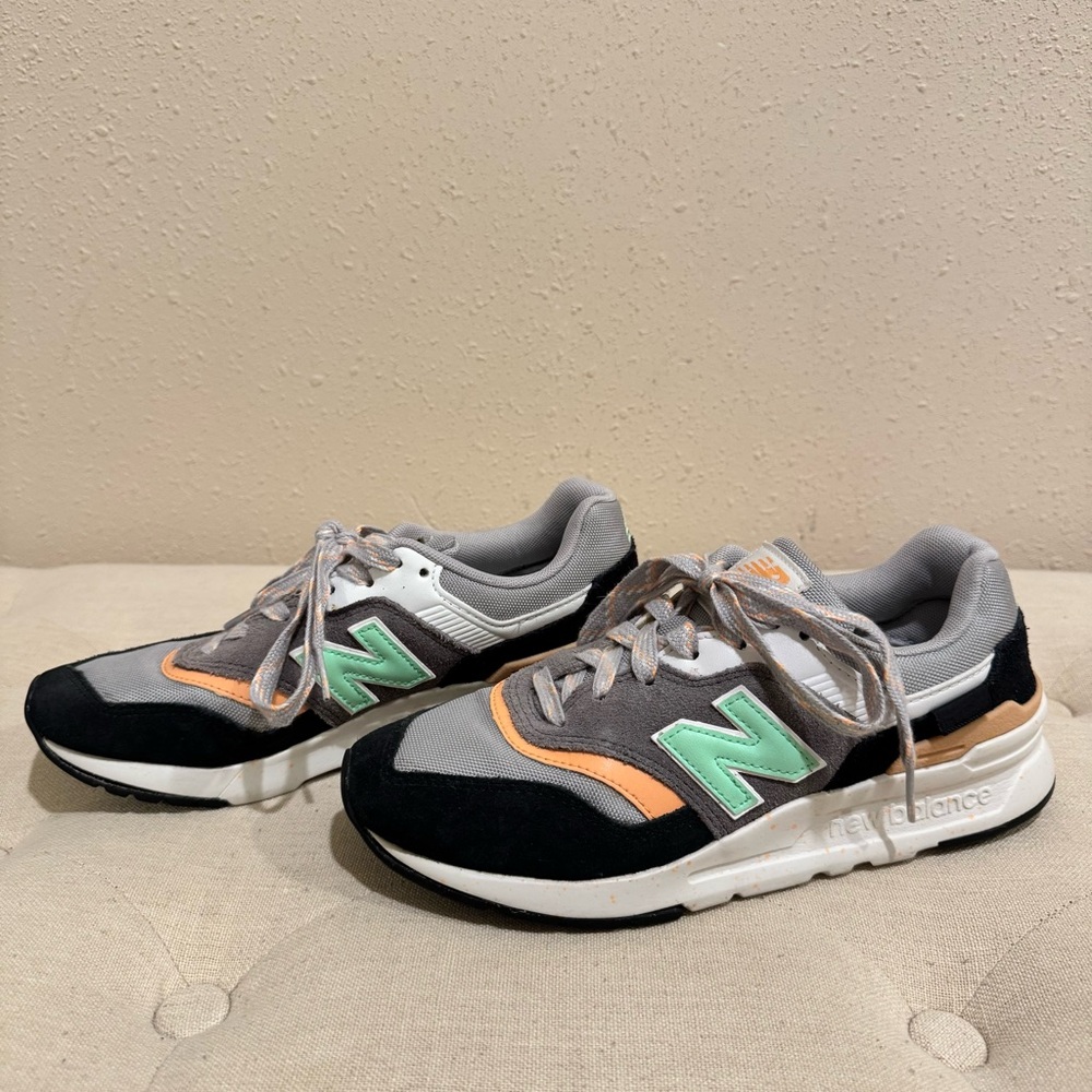 New Balance 997H Women's Sneakers | CORDURA Gray Lime Coral | 7